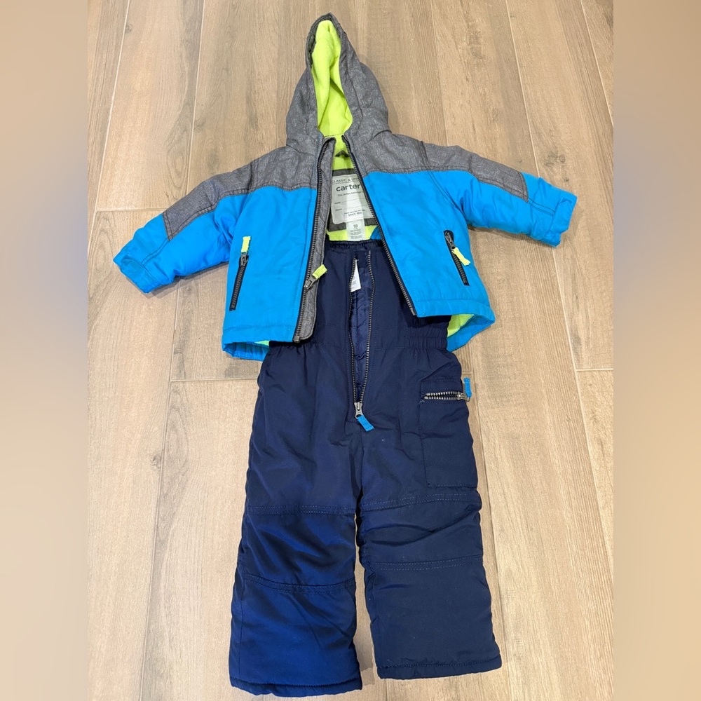 Carters Snow Jack and Snow Pants bundle - Size 18M